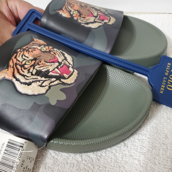 Polo ralph lauren Cayson Tiger Slide Sandals - Picture 9 of 15